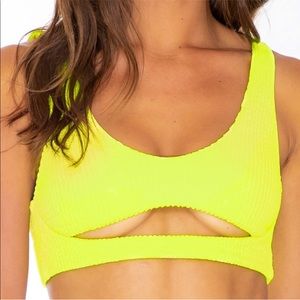 NWT Luli Fama Pura Curiosidad Open Front Bralette